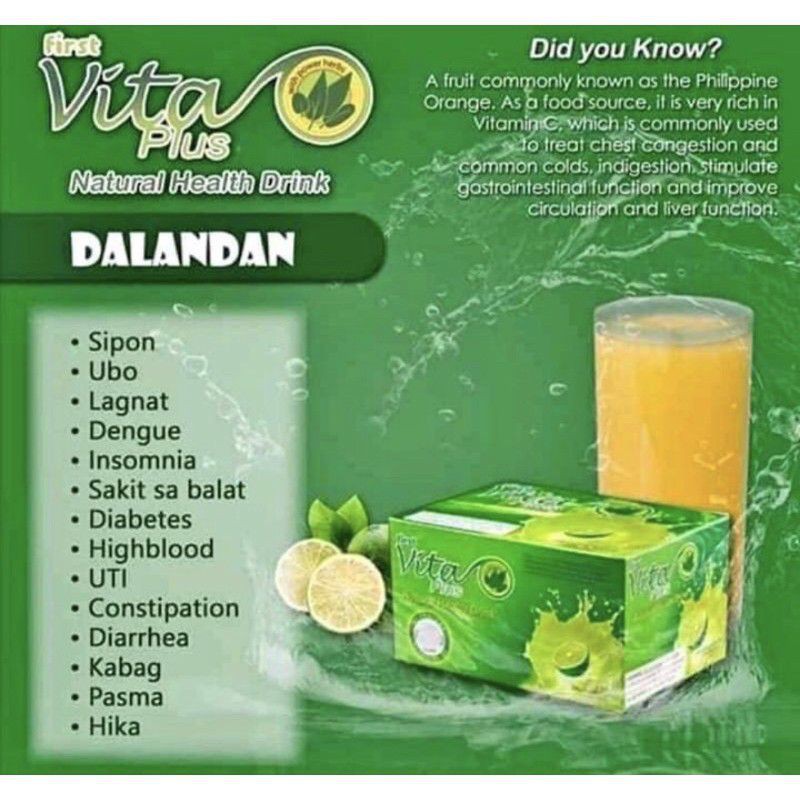 100 AUTHENTIC FIRST VITA PLUS GUYABANO,PINEAPPLE, MELON, DALANDAN
