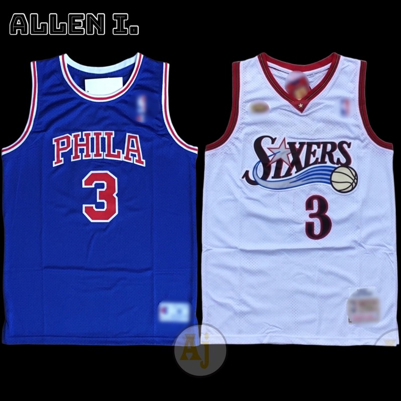 Allen Iverson retro basketball jersey streetwear Philadelphia sixers classic hardwood air cool