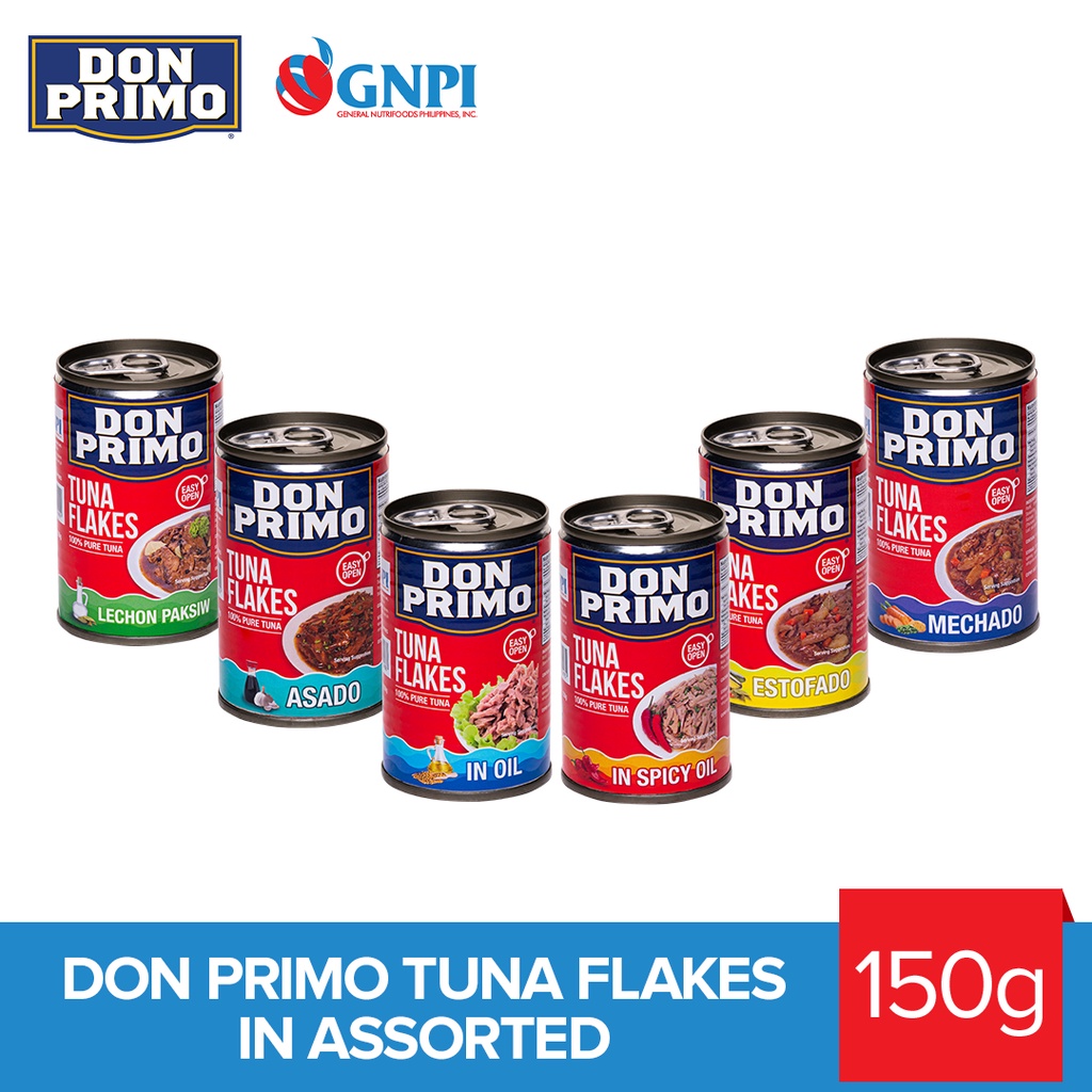 Don Primo Tuna Flakes in Bundle of 3/4/5 150g Shopee Philippines