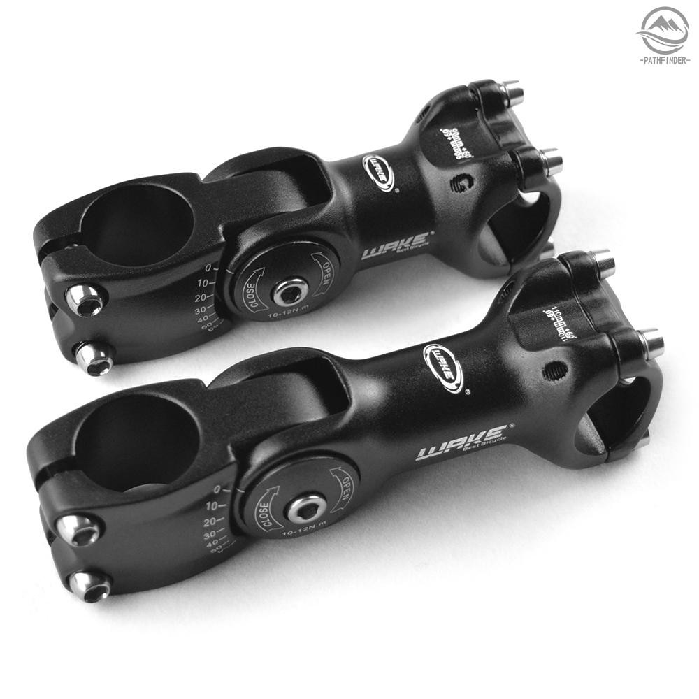 Pathfinder 25.4mm / 31.8mm 60 Degree Adjustable Bike Stems Aluminum
