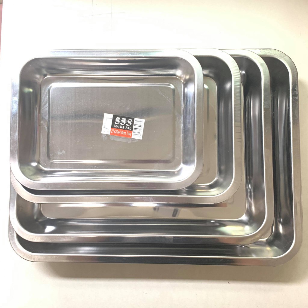 Stainless Food Tray/Serving Tray (1PC ONLY) Shopee Philippines