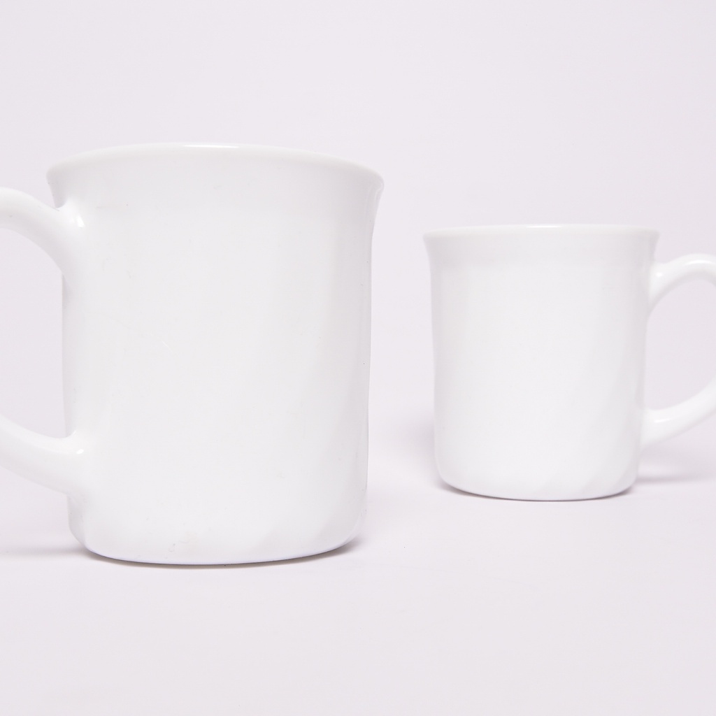 Landmark Luminarc Trianon White Coffee Mug Set 29Cl Microwave Safe