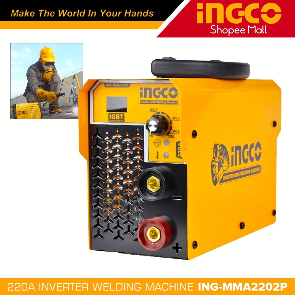 Ingco INGMMA2202P 220A Inverter MMA Welding Machine IPT Shopee