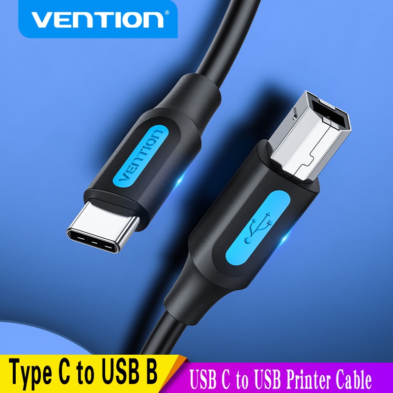 Vention USB C to USB Printer Cable for MacBook Pro Scanner Fax machine