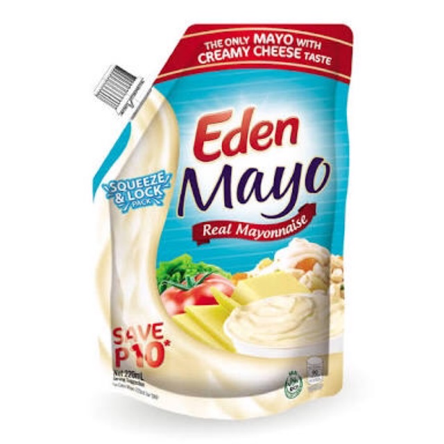 Online grocery Eden Mayo with Cream Cheese Flavor 220ml Shopee