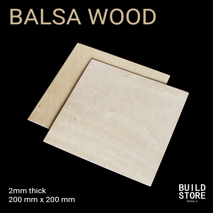 Balsa Wood 2mm x 200mm x 200mm For House Ship Craft Model DIY Balsa