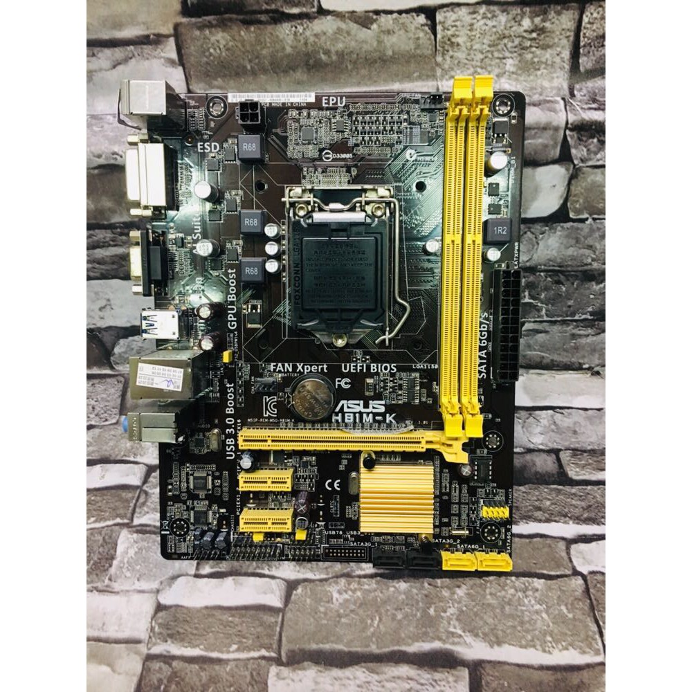 ASUS H81MK Desktop 4TH GEN Motherboard H81 Socket LGA 1150 i3 i5 i7 DDR3 16G USED Shopee