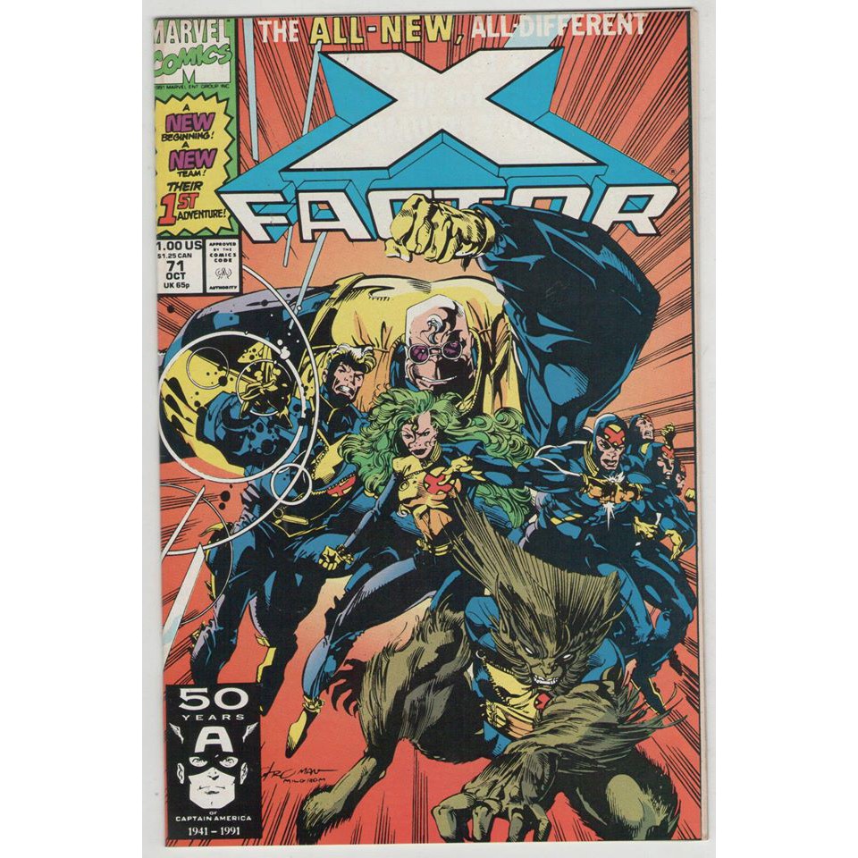 XFactor 71, Annual 1, 2, 4, 6, 8 (198693) XForce, Captain America