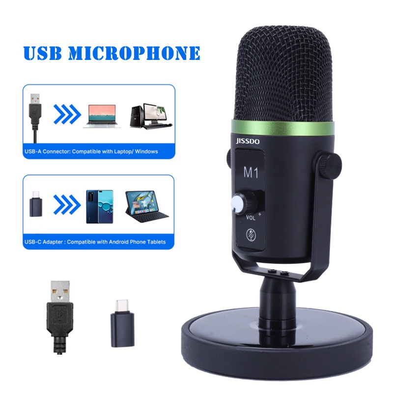 JISSDO USB Condenser Microphone Mic plug and play Shopee Philippines