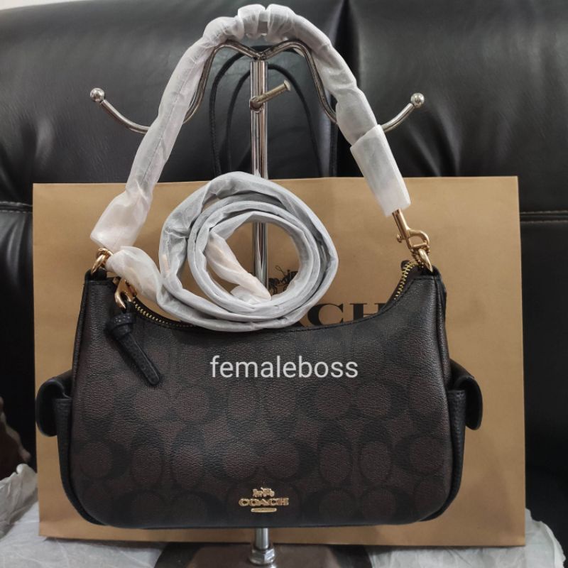 C7223 Coach Pennie Shoulder Bag 25 in Signature Canvas Shopee Philippines