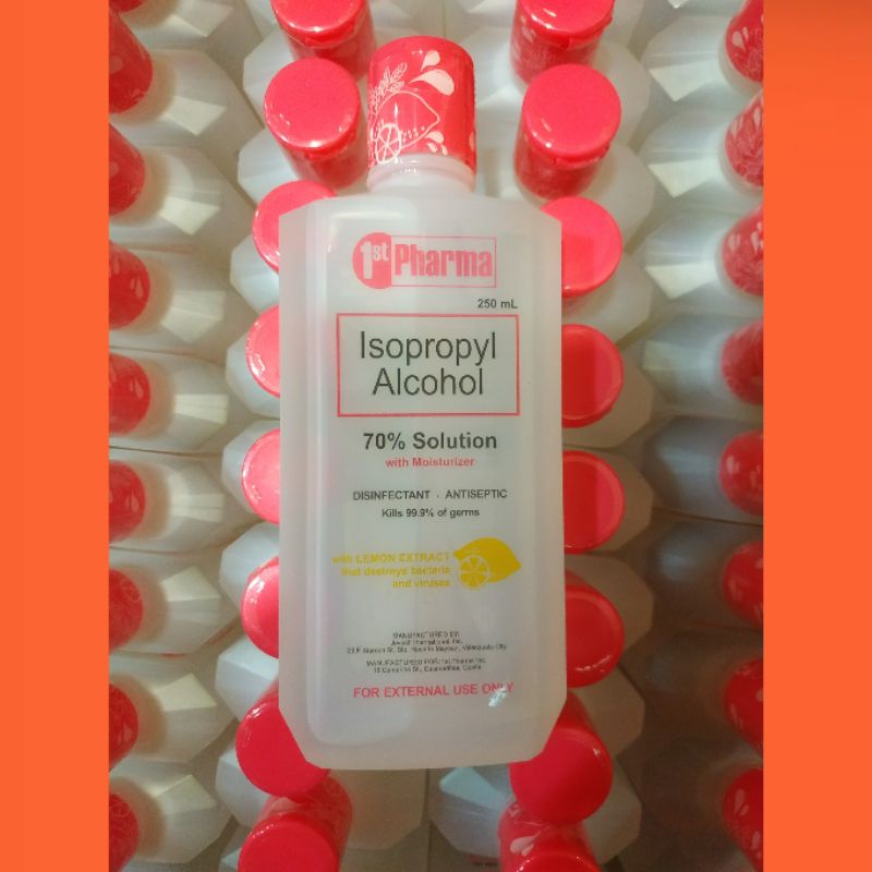 1ST PHARMA ISOPROPYL ALCOHOL 250ML LEMON Shopee Philippines