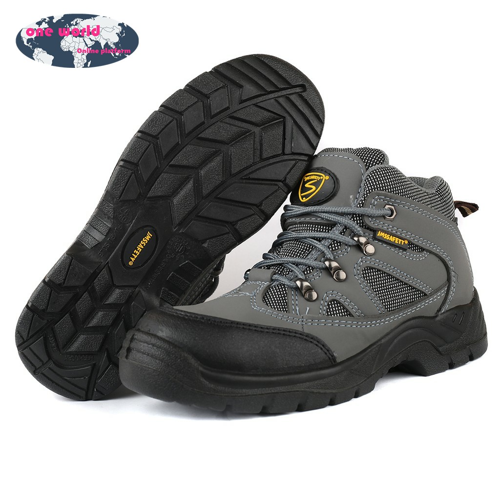 OW JMS 073G Men's Breathable Steel Toe Cap Work Safety Shoes Shopee Philippines