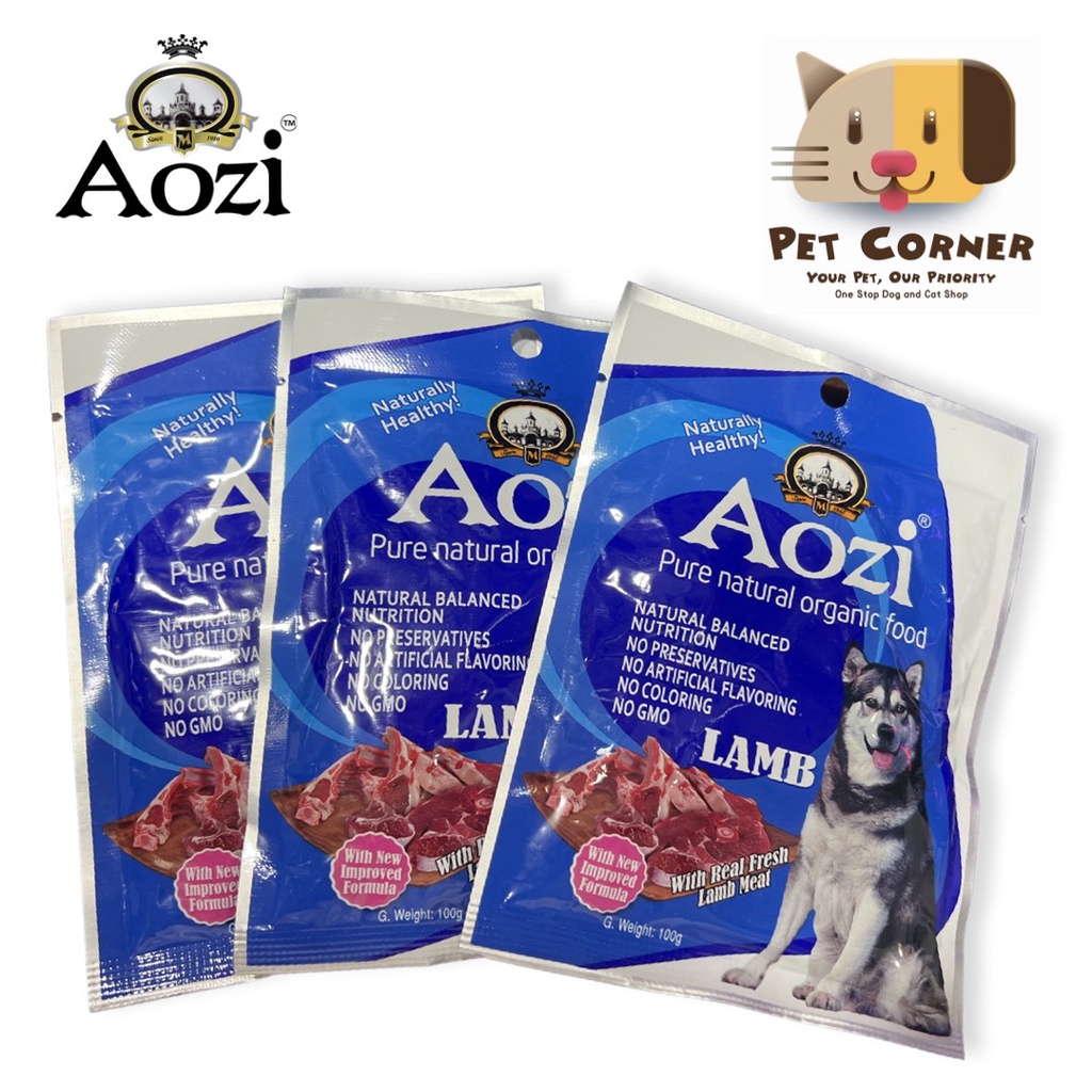 Aozi Organic Wet food Pouch for Dogs 100G Shopee Philippines