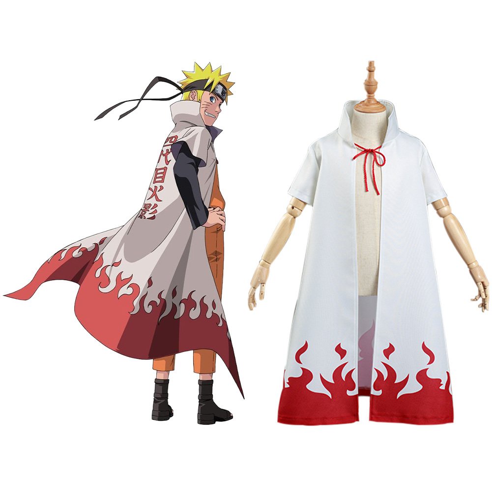 Namikaze Minato Cosplay Cape Fourth Hokage Cloak Yondaime Hokage Cospl