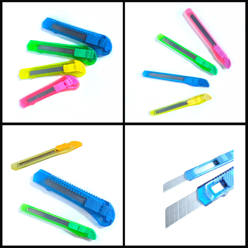 AKT Small and Large Cutter Blade / Plastic Cutter / Assorted Color