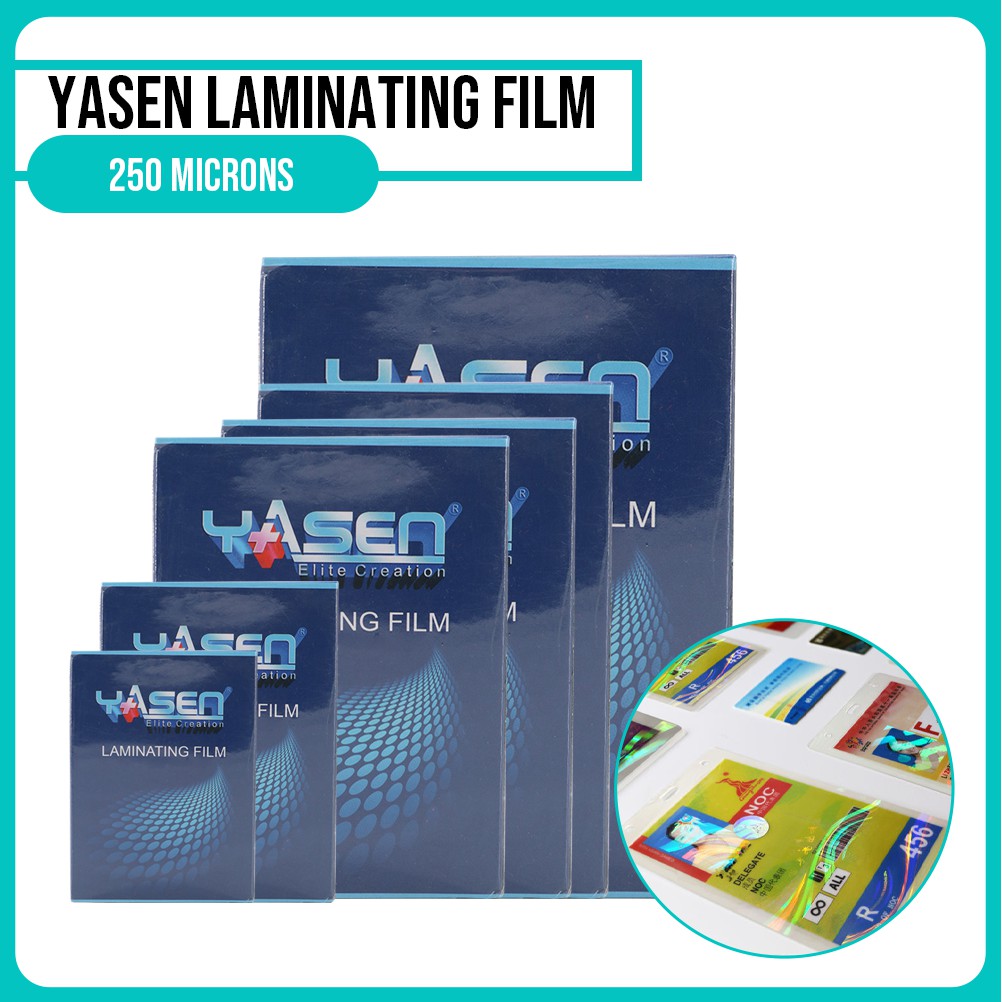 Laminating Film 100 Sheets 250 microns A4 A3 Short Long 5R 4R