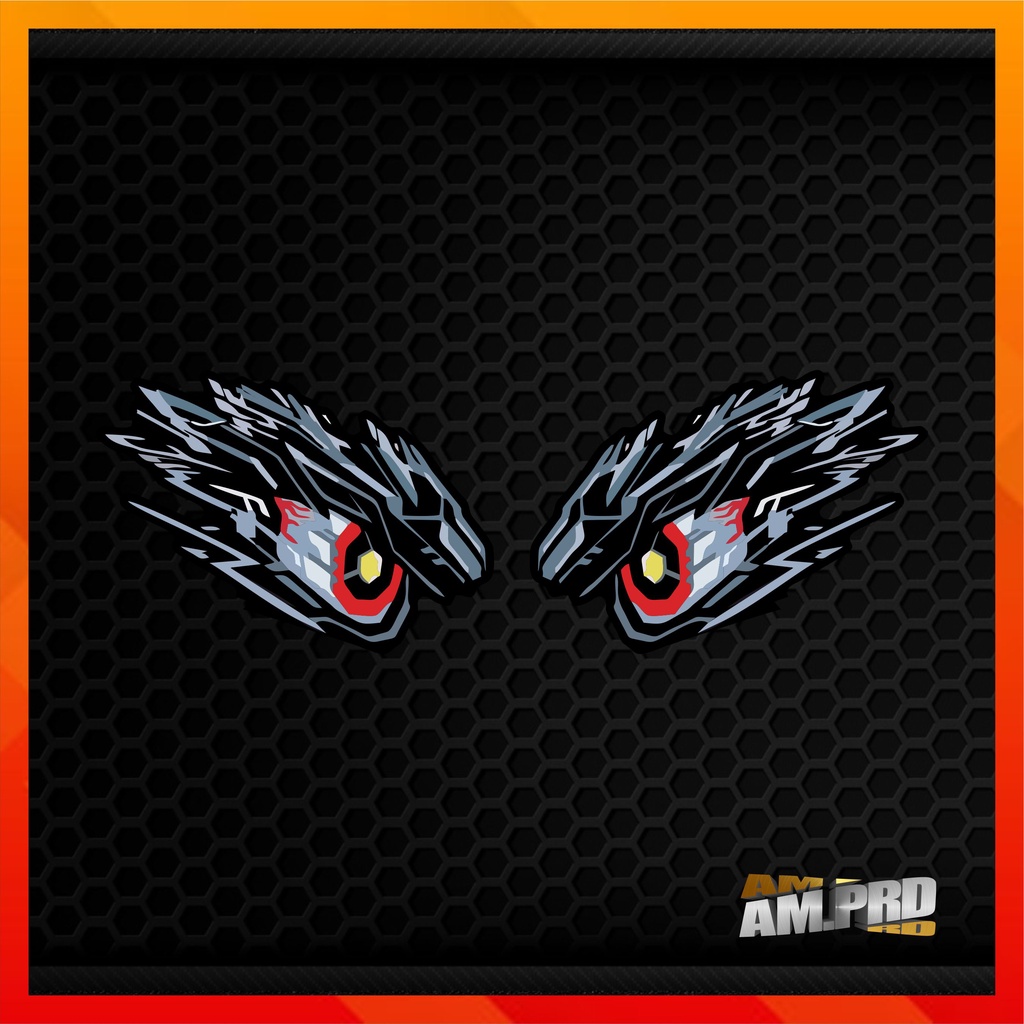 EYE STICKER DECAL VINYL WATERPROOF AND LAMINATED FOR CAR