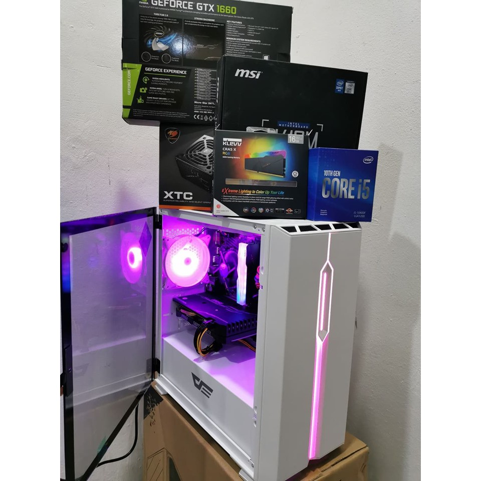 GAMING SYSTEM UNIT [i5 10 Gen] [16GB RAM DDR4 3200MHz RGB] [GeForce