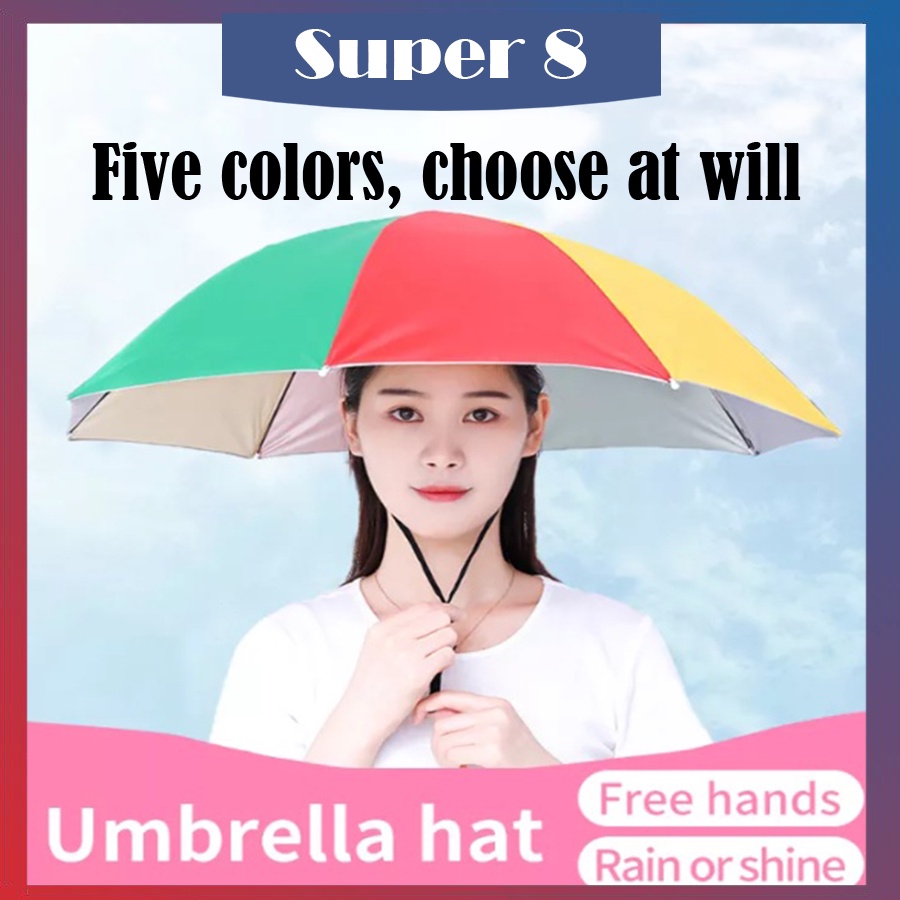 Large Hat Umbrella Head For Adults Umbrella Foldable payong Golf