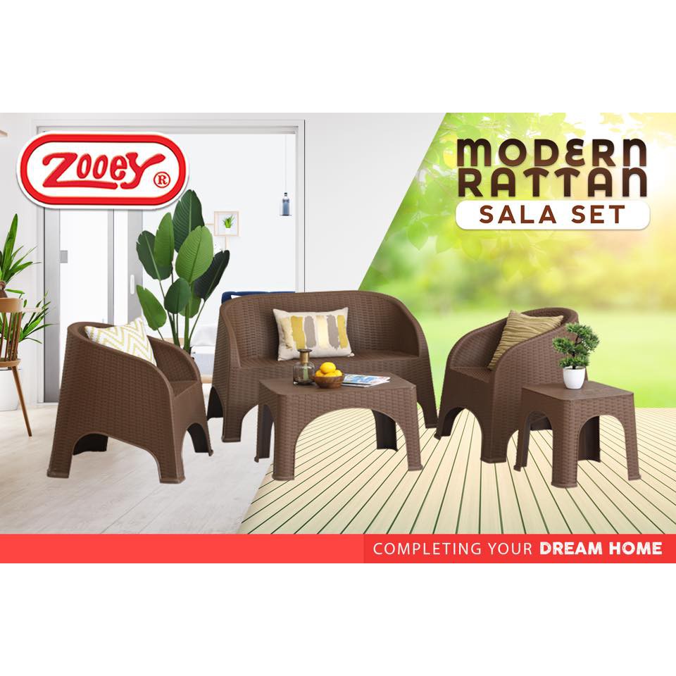 Modern Rattan Sala Set (Zooey Brand) Shopee Philippines