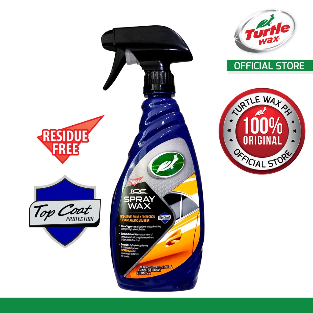 Turtle Wax Ice Premium Car Care Spray Wax NEW AND IMPROVED FORMULA T
