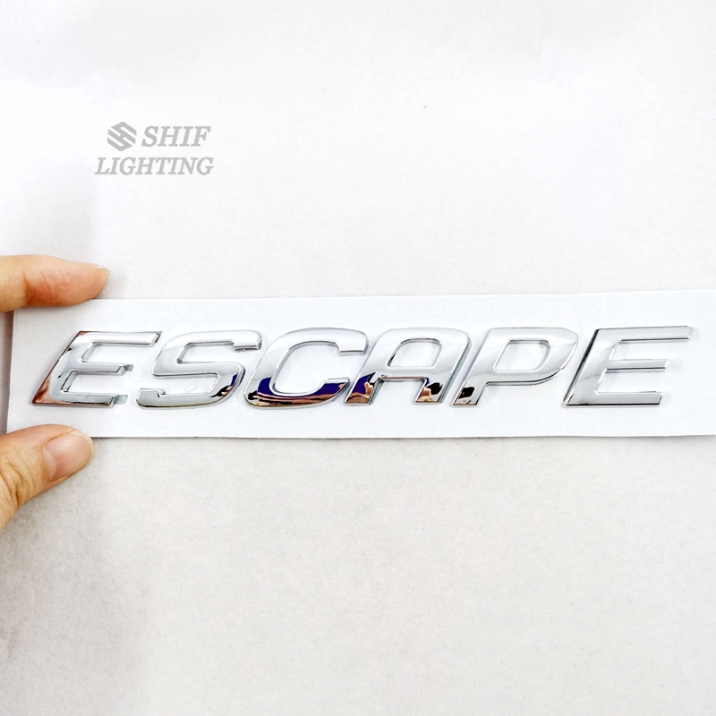 1 X ABS Chrome ESCAPE Logo Auto Trunk Lid Emblem Badge Sticker Decal