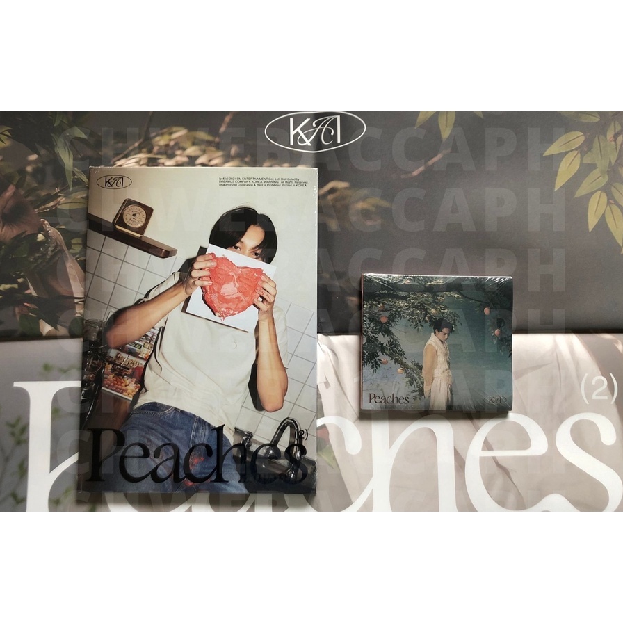 Kai Peaches Album SEALED with Poster (Photobook A/B, Digipack) Shopee