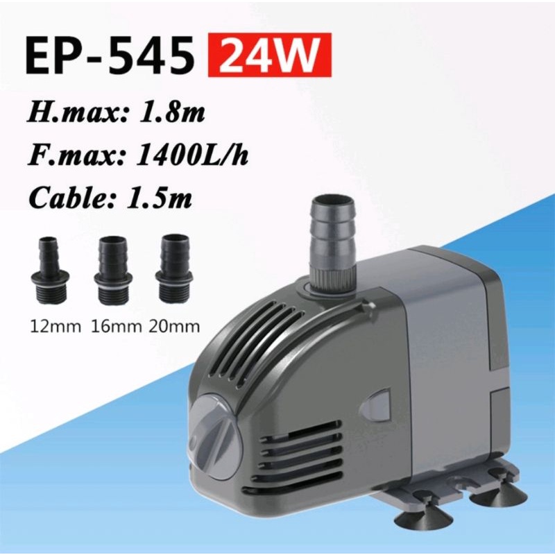 24W Submersible Aquarium Water Pump Fish Tank Powerhead Fountain