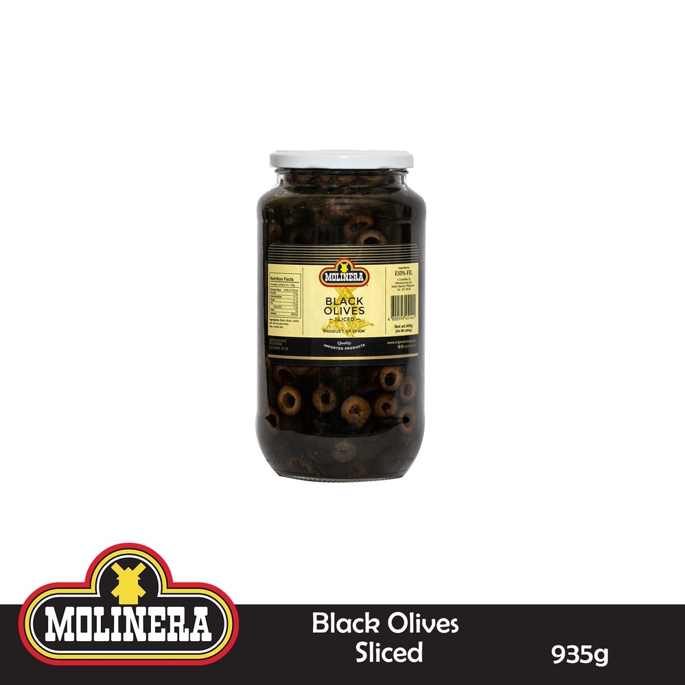 Molinera Black Olives Sliced 935g Shopee Philippines