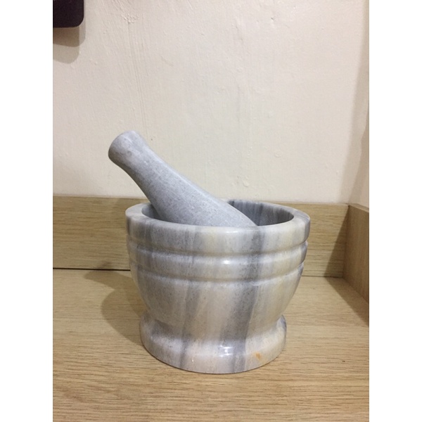 Mortar and Pestle (Heavy Duty) 100 Pure Marble Almeres from Romblon
