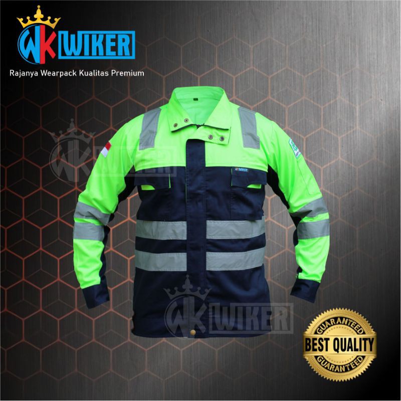 Wearpack Safety Navy Green Semi Green Jackets Navy Project Shirts