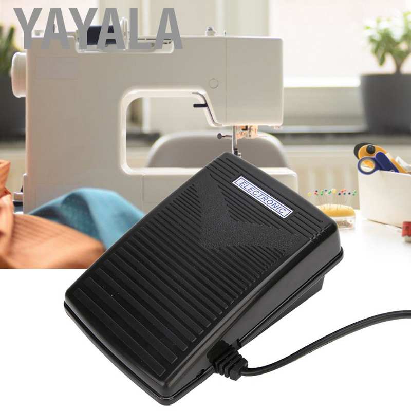 YAYALA 1x 220V Foot Control Pedal With Power Cord for Singer 974 Sewing