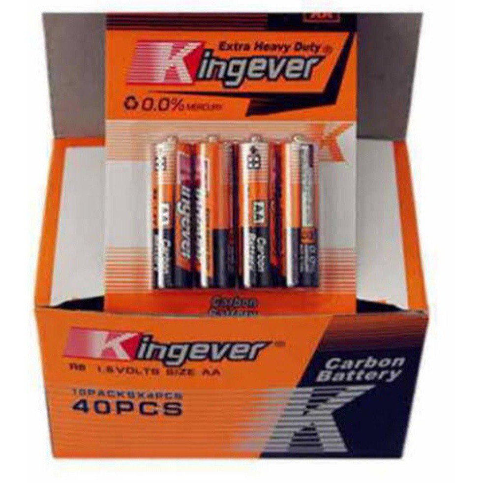 Kingever King Ever Extra Heavy Duty AA or AAA 3A/2A Battery 40pcs
