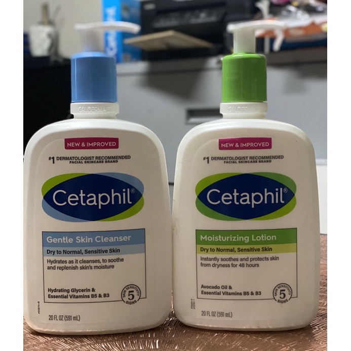 CETAPHIL Moisturizing Lotion or Gentle Skin Cleanser 591ml, 20oz from COSTCO USA Shopee