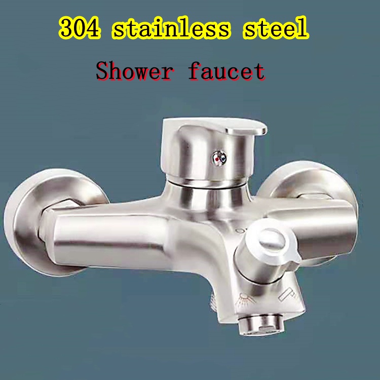 Stainless steel shower faucet bathtub faucet hot and cold mixing valve