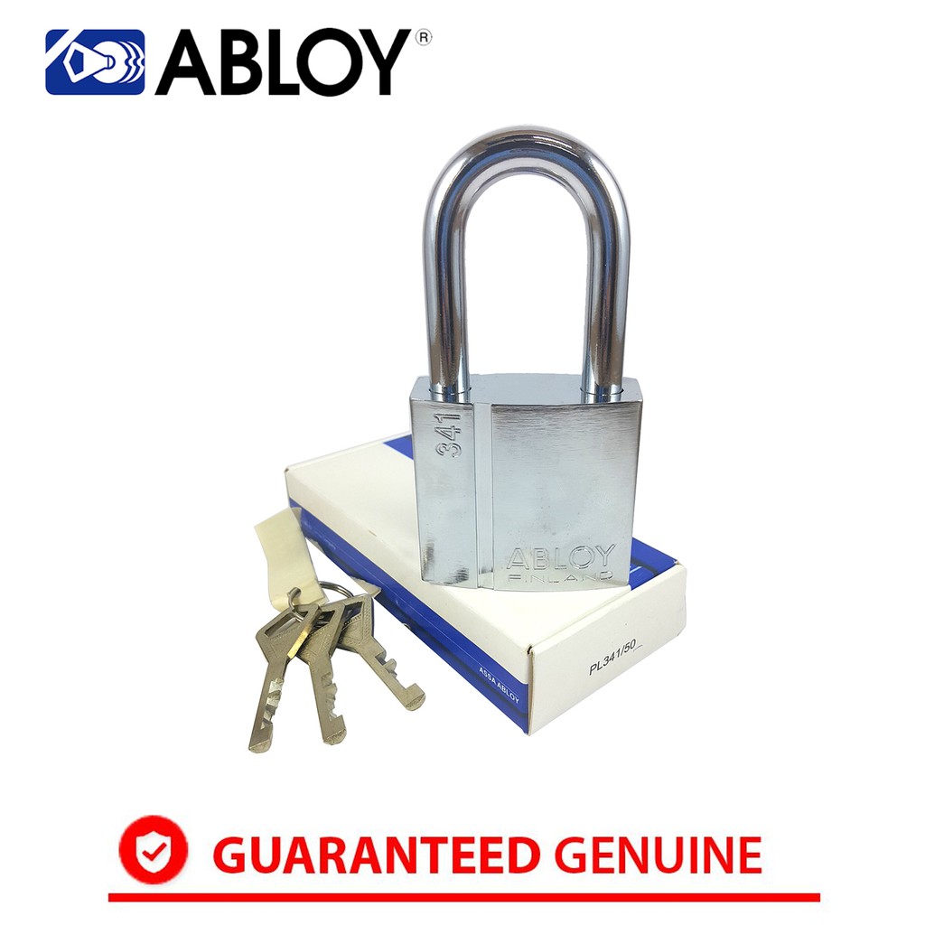 Abloy PL341/50 High Security Padlock (Long Shackle) ???khm megatools