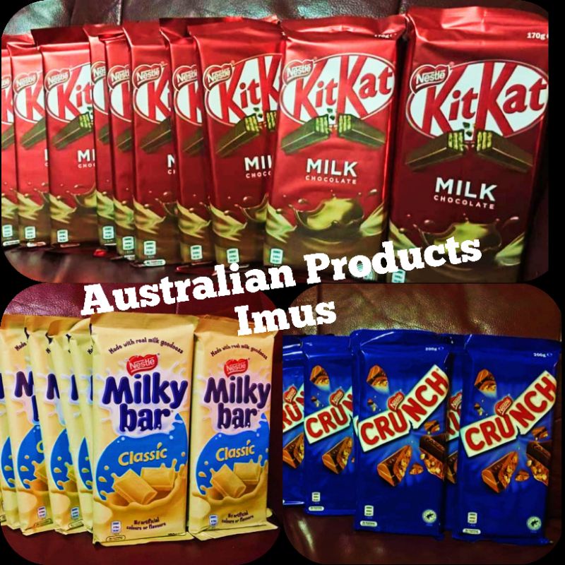 Nestle Kitkat/Crunch/Milky bar Australian products Shopee Philippines