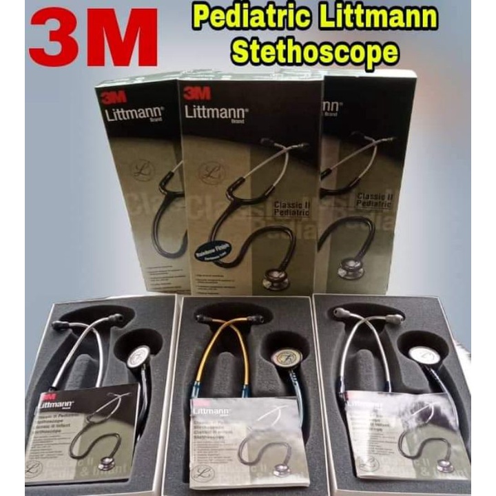 3M Littmann Classic II PEDIATRIC STETHOSCOPE ( 100 ORIGINAL) Shopee