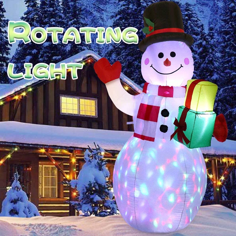 5ft Christmas Inflatables Blow Up Yard Decorations, Upgraded Snowman