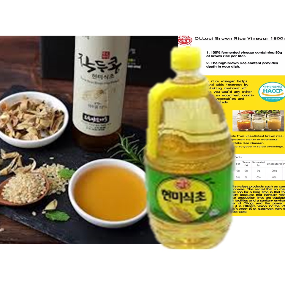 OTTOGI BROWN RICE VINEGAR 1.8L Shopee Philippines