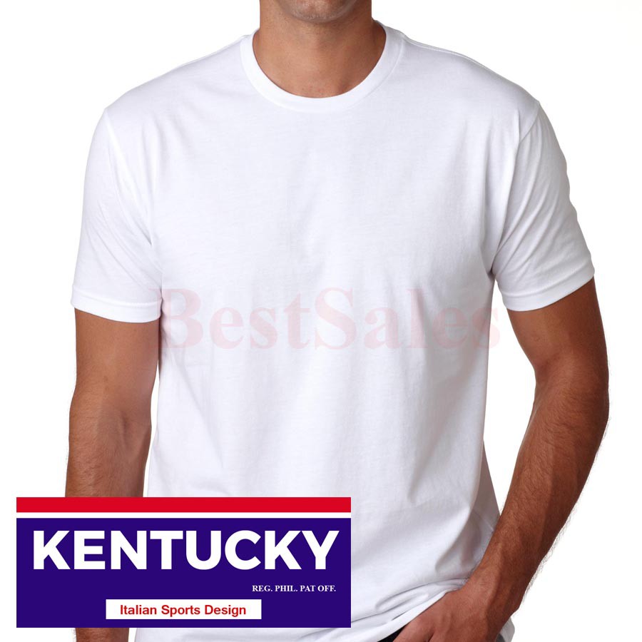 Kentucky Round Neck TShirt Color White for Adult Shopee Philippines