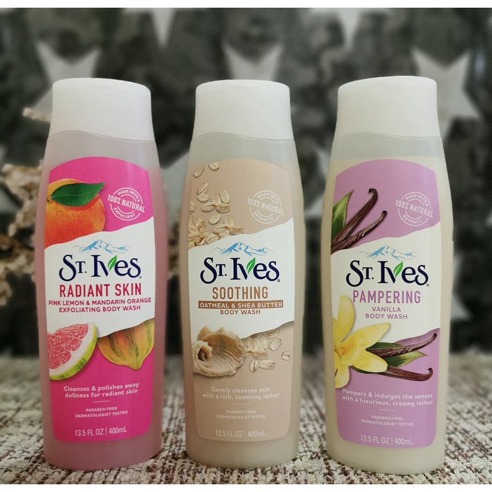 St. Ives Body Wash 400 ML Shopee Philippines