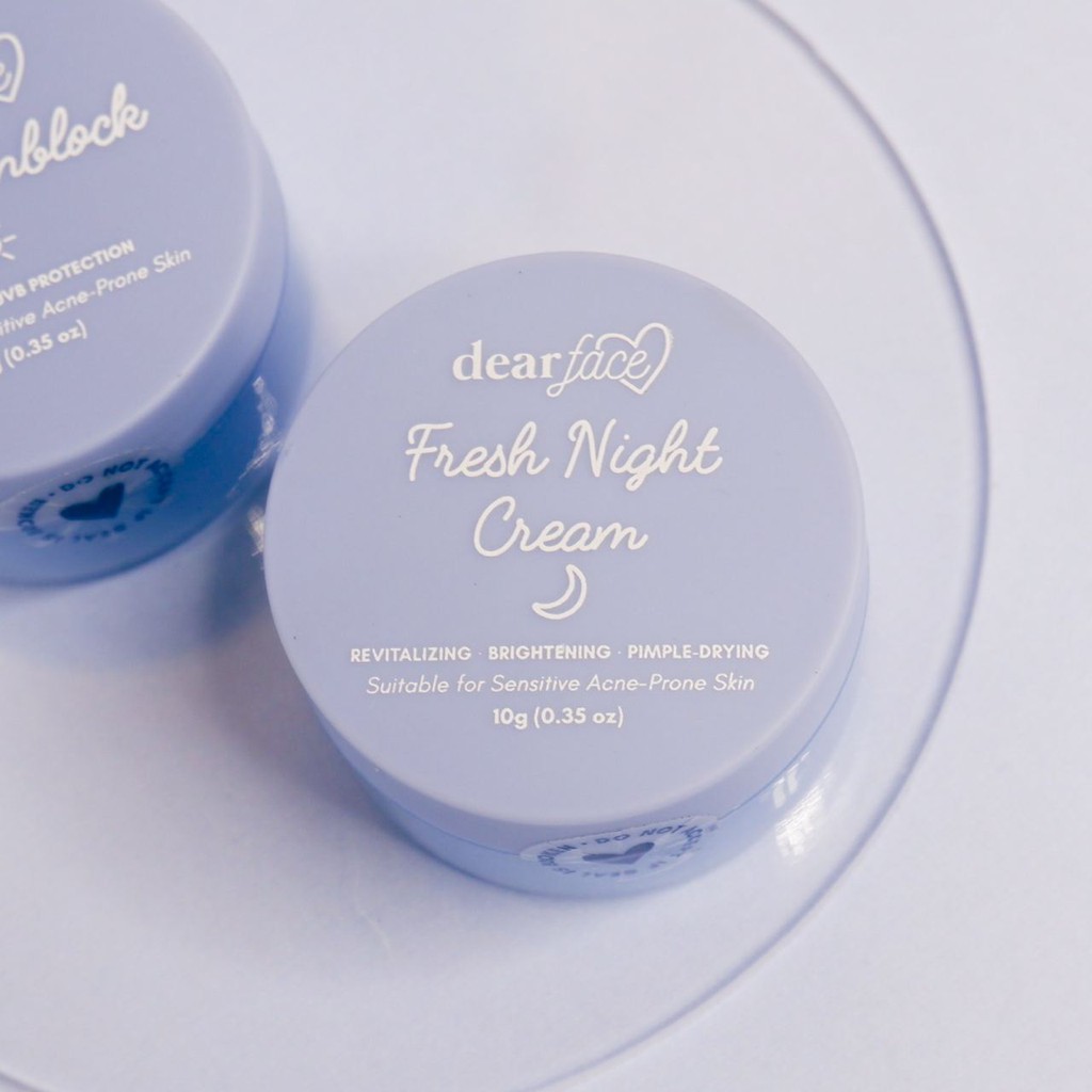 Dear Face Fresh Skin Night Cream (10g) Shopee Philippines