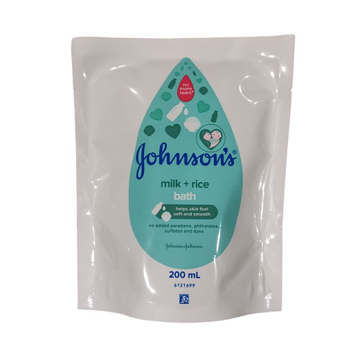 Johnson's Baby Bath Milk+rice Refill 200ml Shopee Philippines