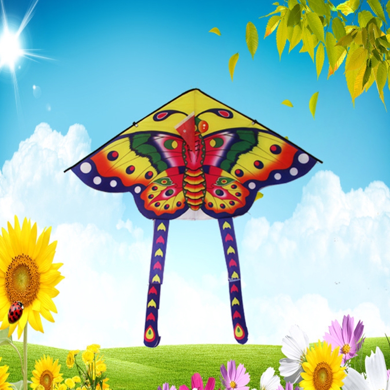 YAYA` New Colorful Butterfly Kite Outdoor Kites Flying Toys Kite For Children Kids Shopee