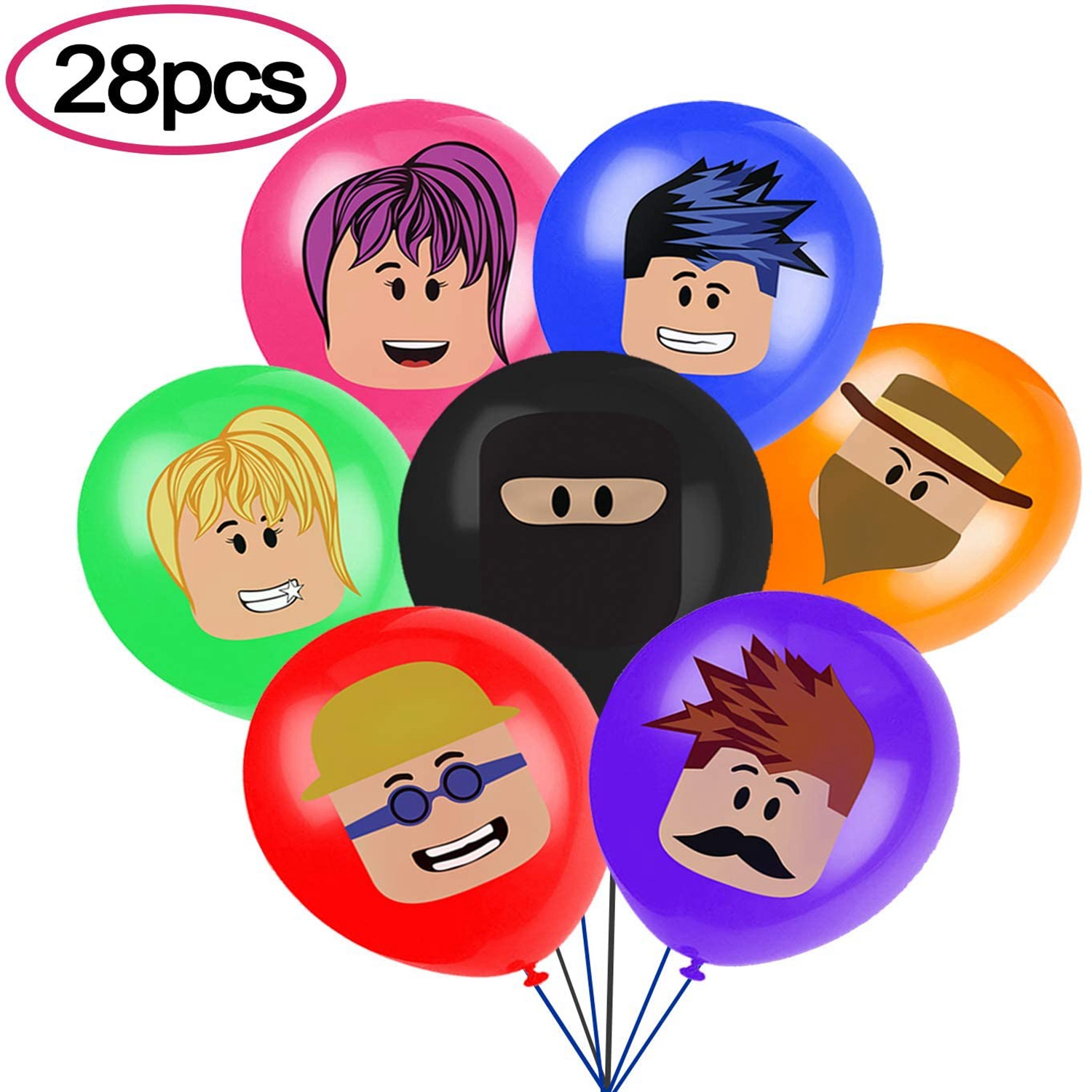28pcs per set ROBLOX Latex Balloon Set Shopee Philippines