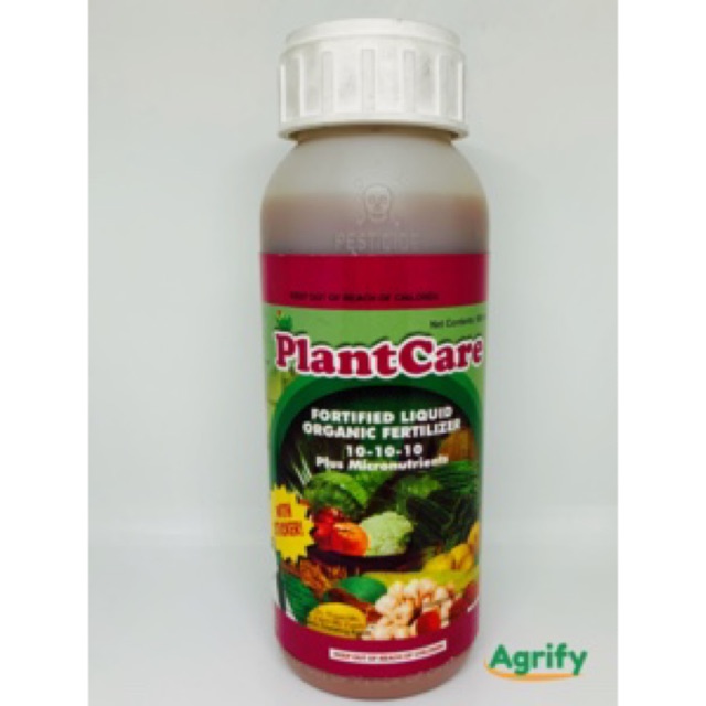 Plantcare 101010 Liquid Organic Fertilizer 500ml 1000ml Shopee