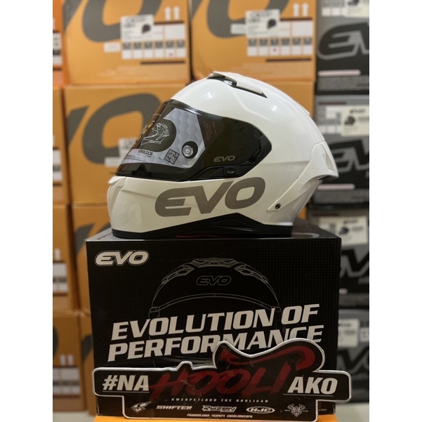 EVO XT300 MONOCOLOR FULL FACE DUAL VISOR HELMET Shopee Philippines