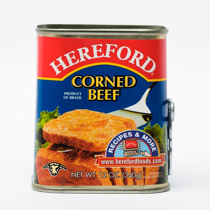 HEREFORD Corned Beef 25 Less Sodium 340g Shopee Philippines