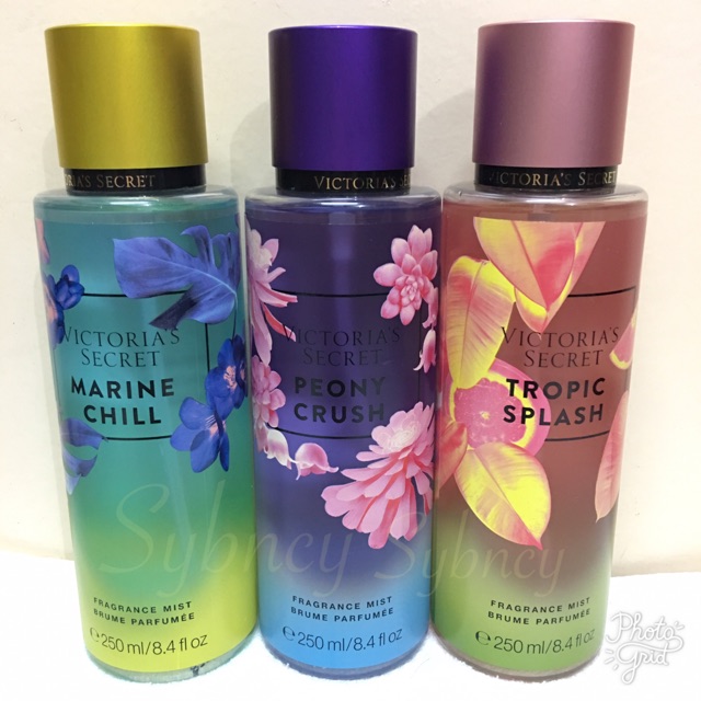 Victoria's Secret 250ml Original Mist marine chill peony crush tropic